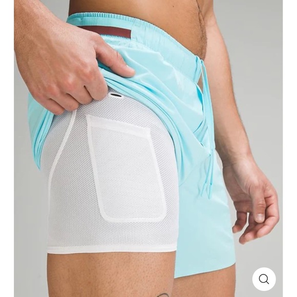 Lululemon Surge Lined Short 6" Men’s Large Lime Green - Picture 3 of 12